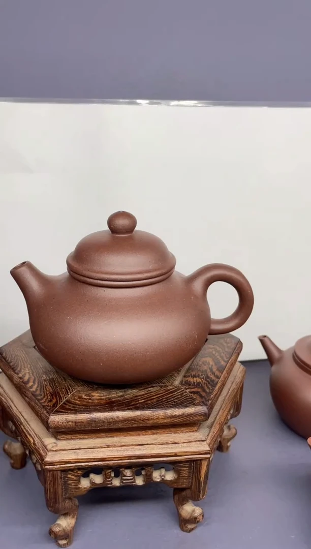 茶壶紫砂紫泥 容天