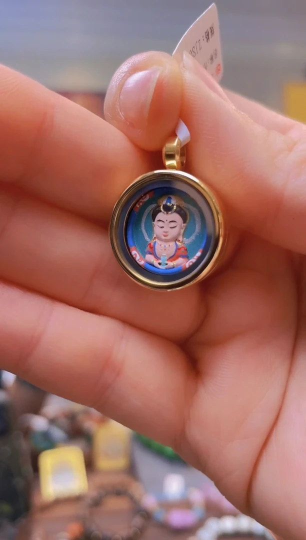 吊坠尼泊尔嚓嚓观姐姐唐卡