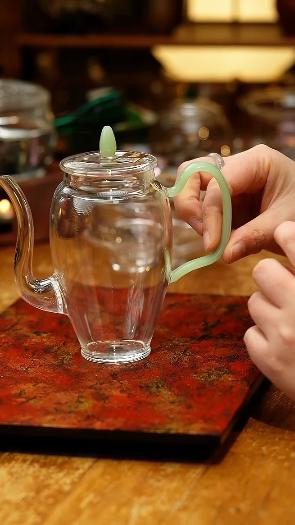 【闪购商品】禾器/晶彩云雀壶/浅玉