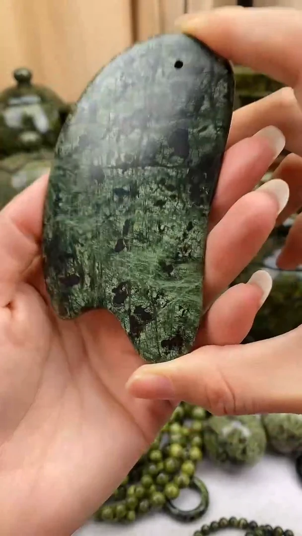 【闪购商品】蛇纹石玉板板未镶嵌板板