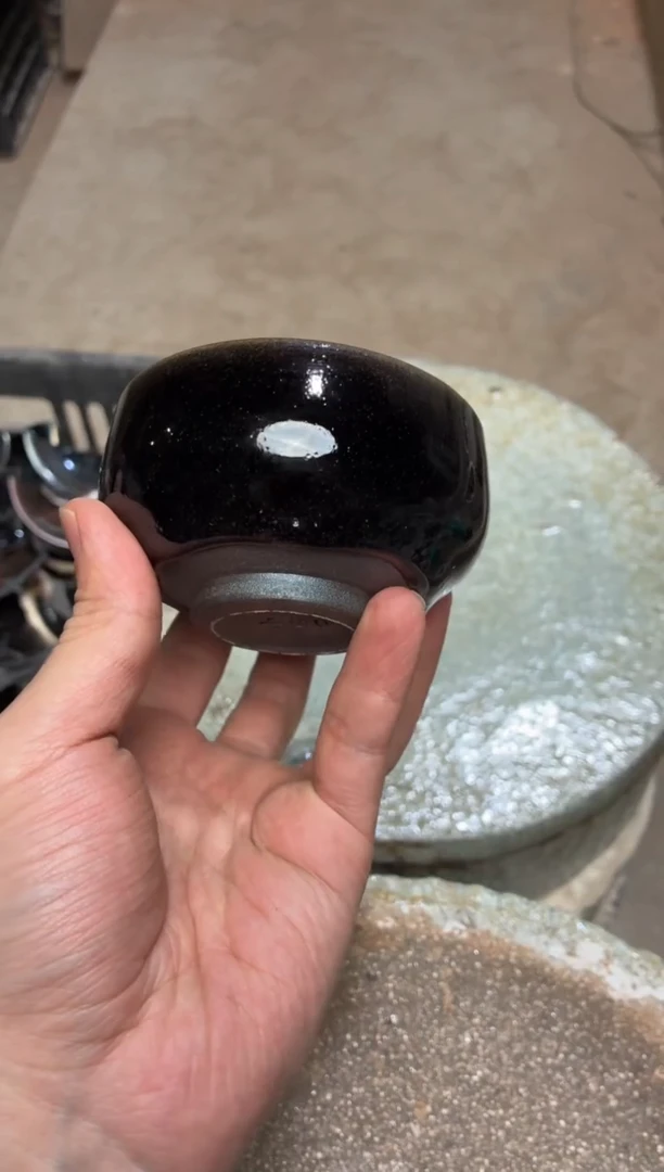 茶盏真柴烧建盏换点柴火