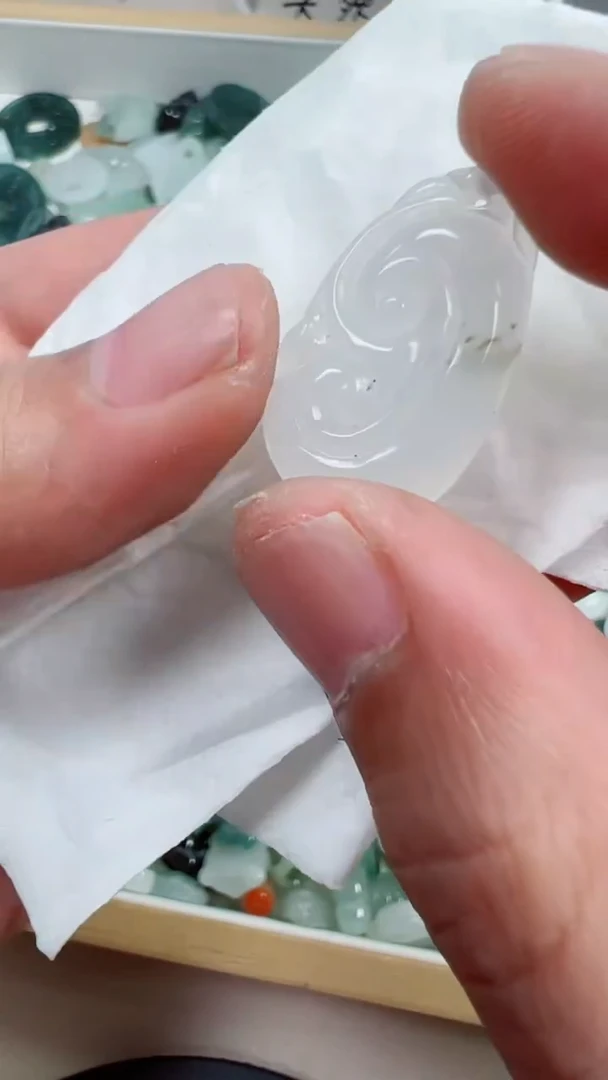 散珠翡翠360号，A货翡翠