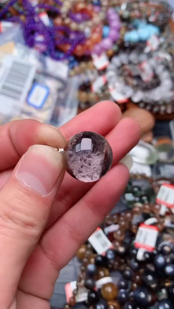 【闪购商品】水晶吊坠(赠链)合金304天然