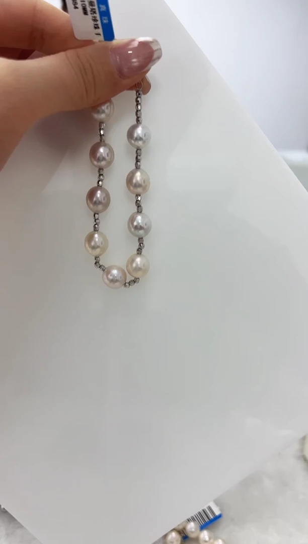 【闪购商品】淡水珍珠DA银S925镶嵌手链 B484