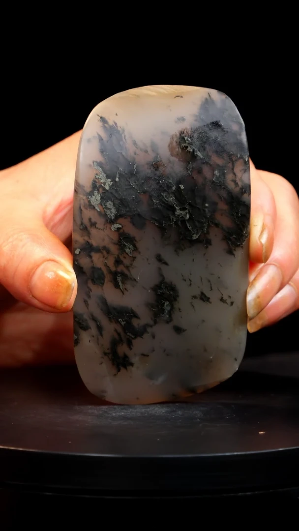 昌化石水墨冻原石