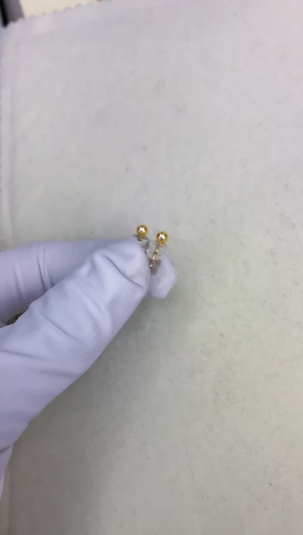 银S925镶嵌DA海水珍珠 GD133 耳钉
