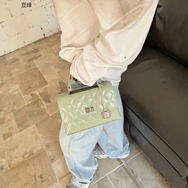 【RAIN.CUN】SK-92661-豆绿-高定轻奢时尚百搭潮流女士包包