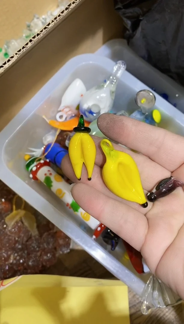 【闪购商品】琉璃手工艺品一对香蕉