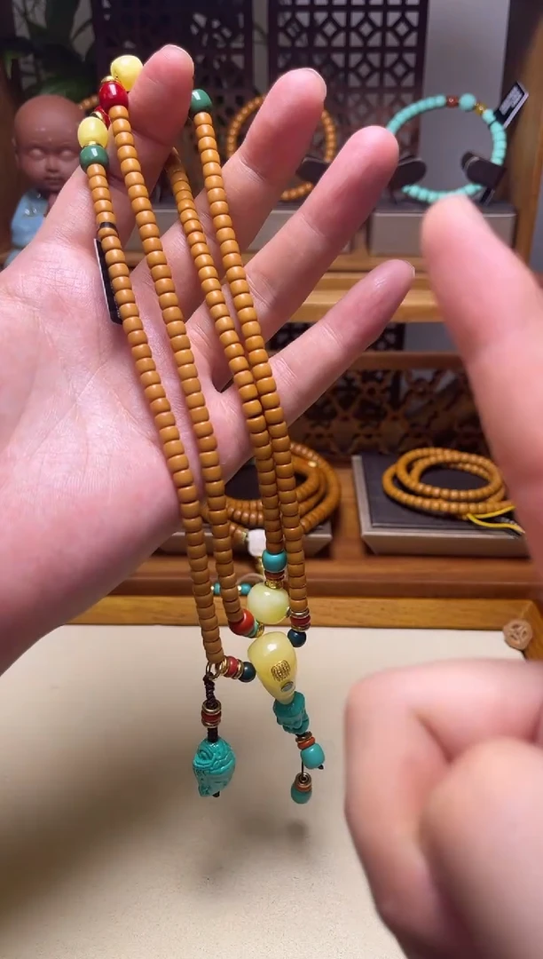 橄榄核手串/手链5.5满配脖挂1