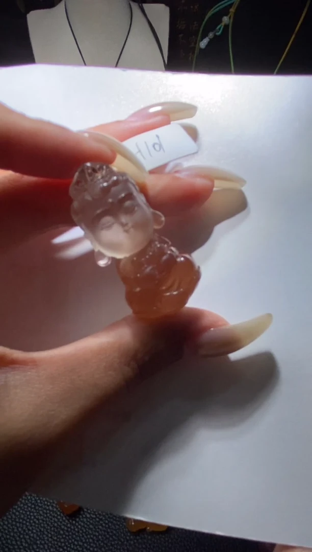 颈饰未镶嵌水晶?文殊菩萨宝宝佛