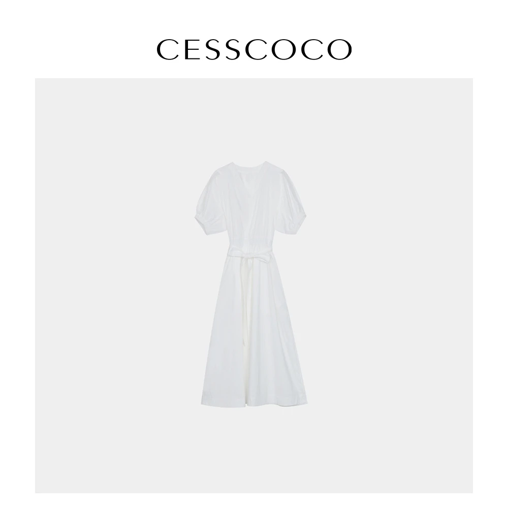 【小余】【CESSCOCO】短袖连衣裙 S23206B43432