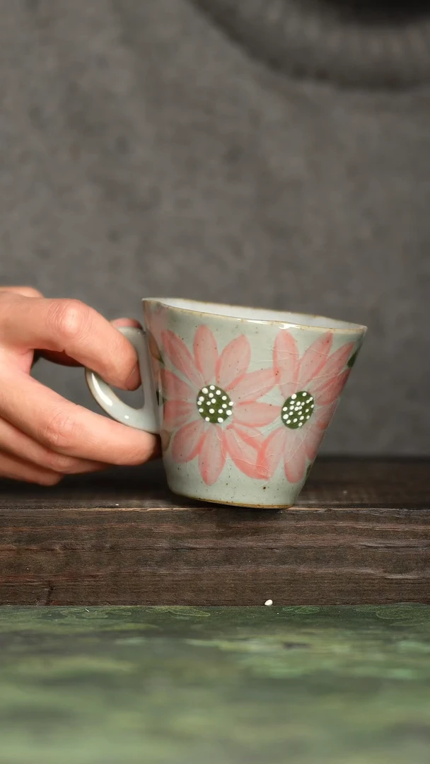 【闪购商品】杯青诗手工手绘瓷器