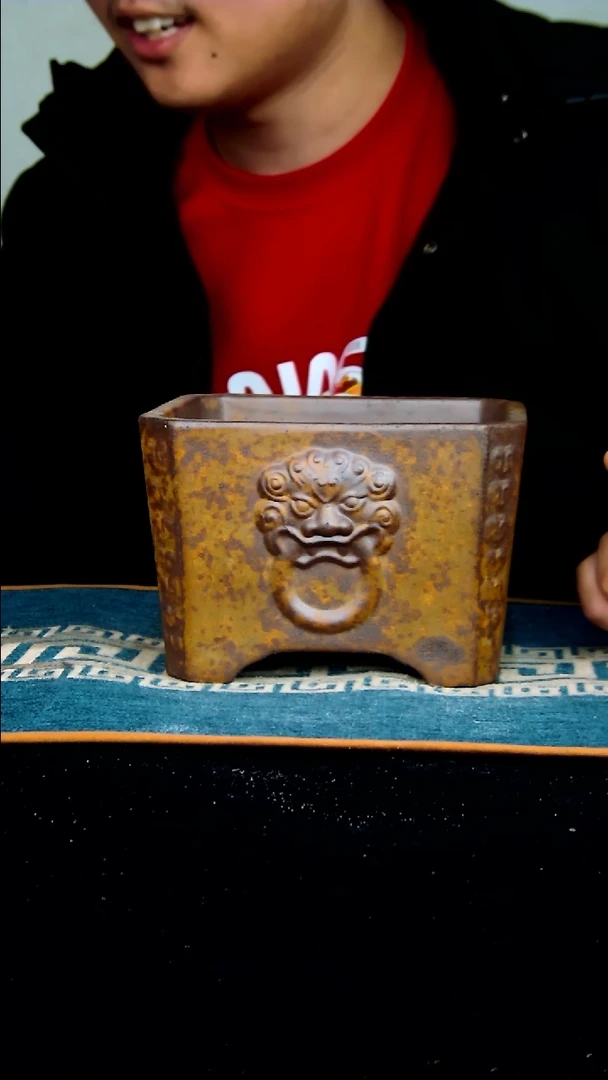 【闪购商品】紫砂花盆14.5*9内径紫砂花盆