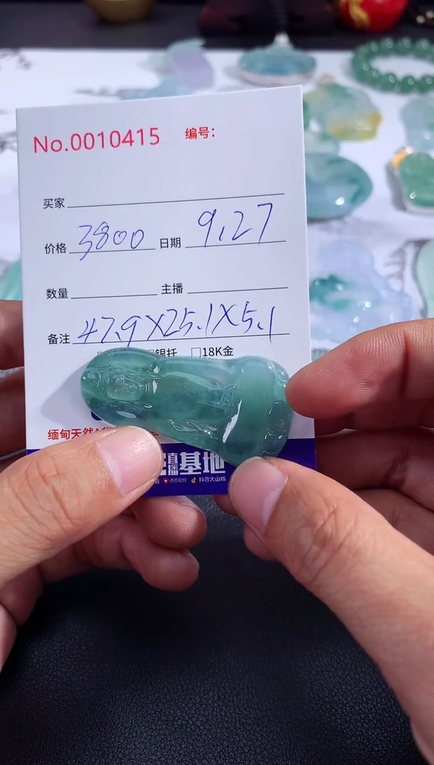 颈饰未镶嵌翡翠素衣