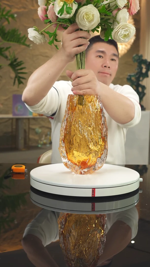 【闪购商品】瓷片福利琥珀花瓶