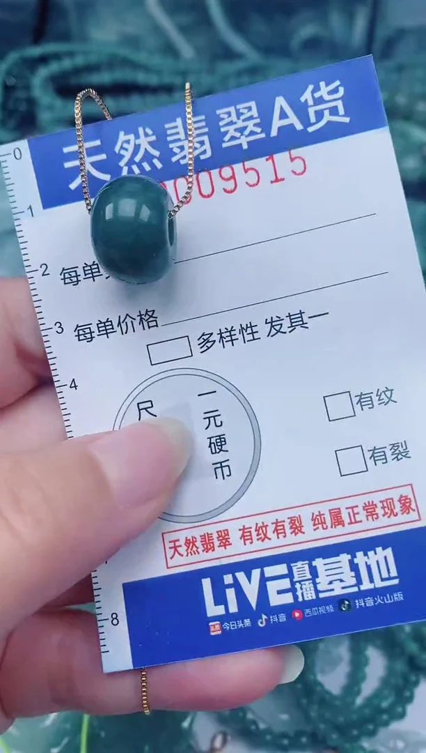 颈饰未镶嵌翡翠00009515
