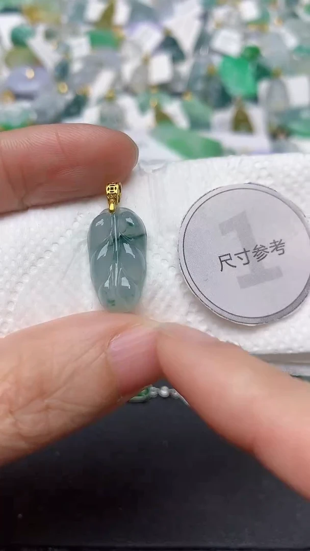 颈饰未镶嵌翡翠天然缅甸A货翡翠