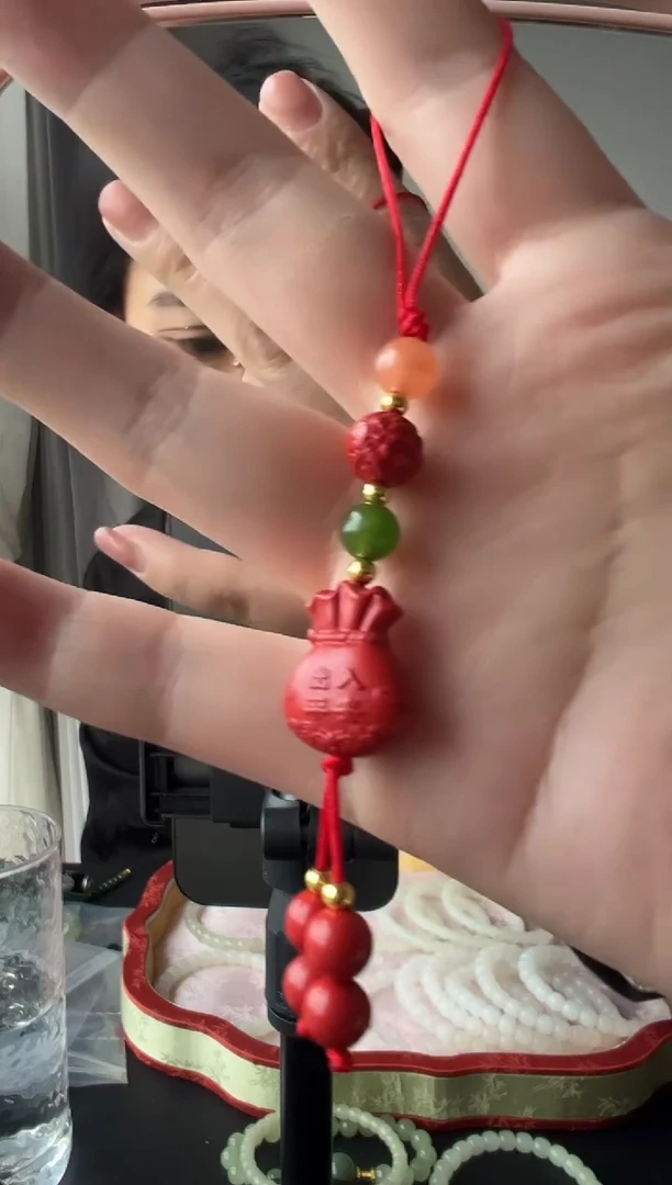 【闪购商品】和田玉（糖玉）车挂未镶嵌红包挂