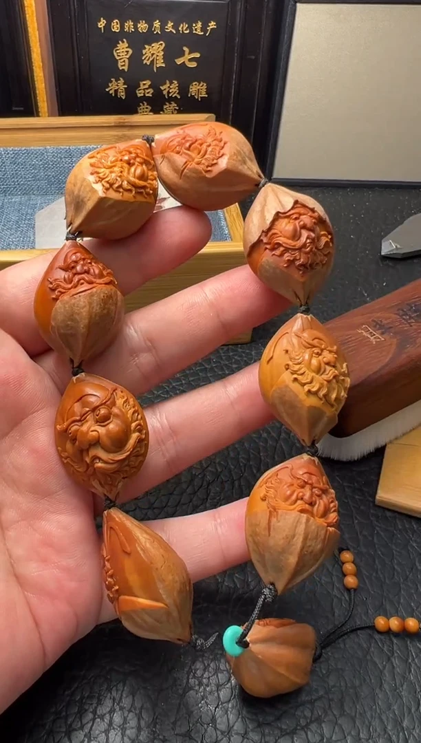 手串/手链橄榄核回血俞吕杰包衣钟馗手串