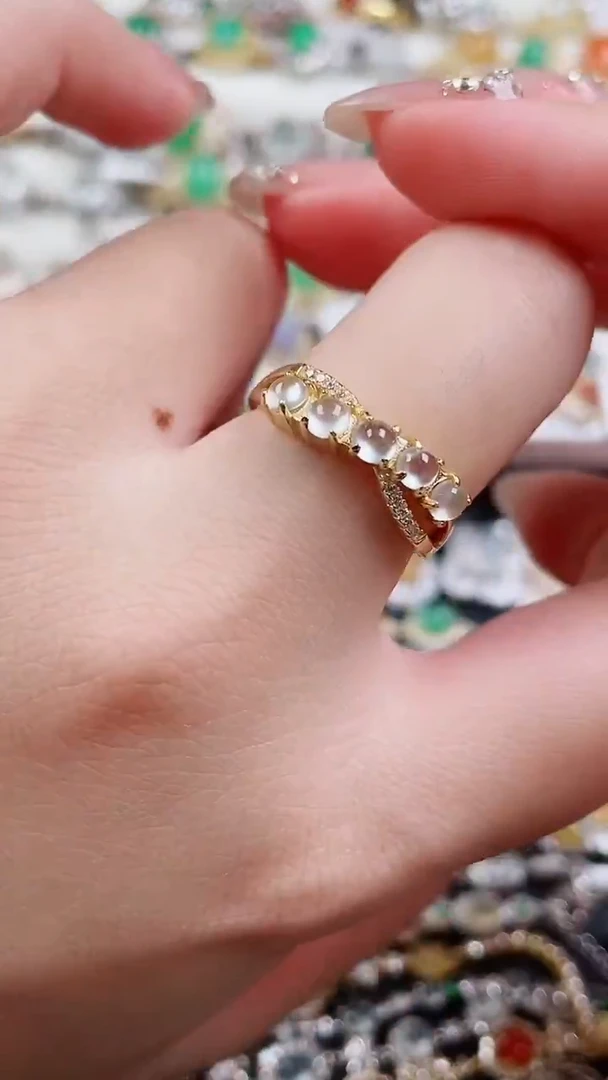 银S925镶嵌戒指翡翠52