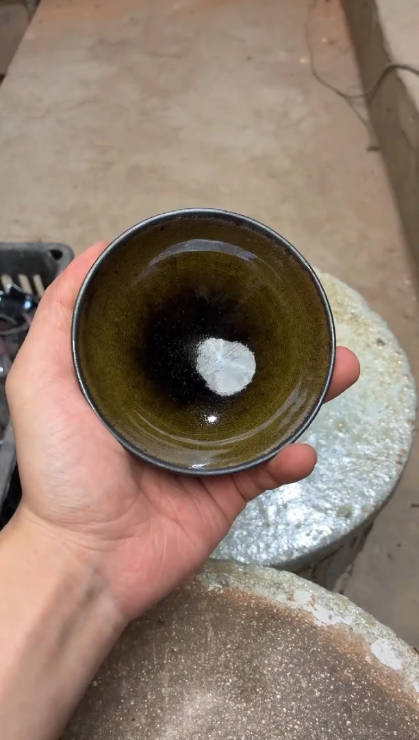 茶盏真柴烧建盏换点柴火