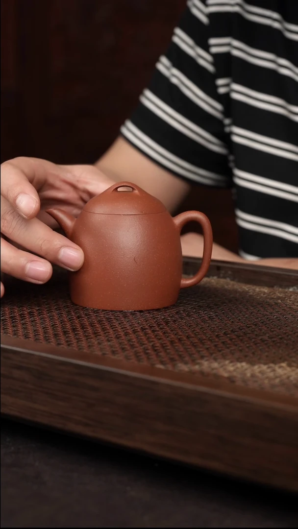 茶壶紫砂超矿标红降坡秦权【带矿标证书】