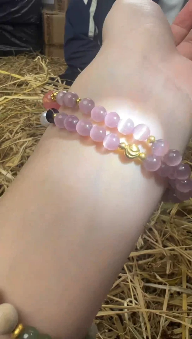 手串金刚菩提紫猫眼