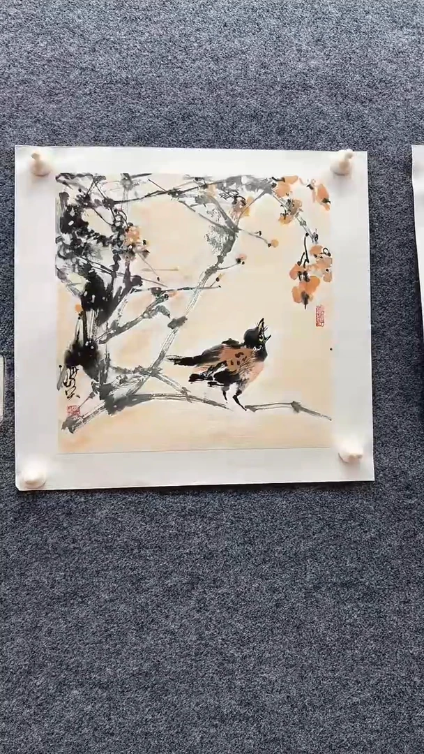 国画赵海英/国画/花鸟。