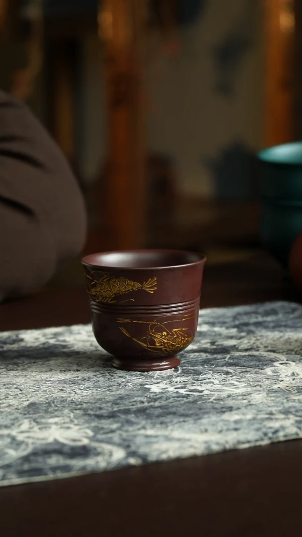 茶杯紫砂11号微瑕主人杯 宜兴紫砂原矿作品