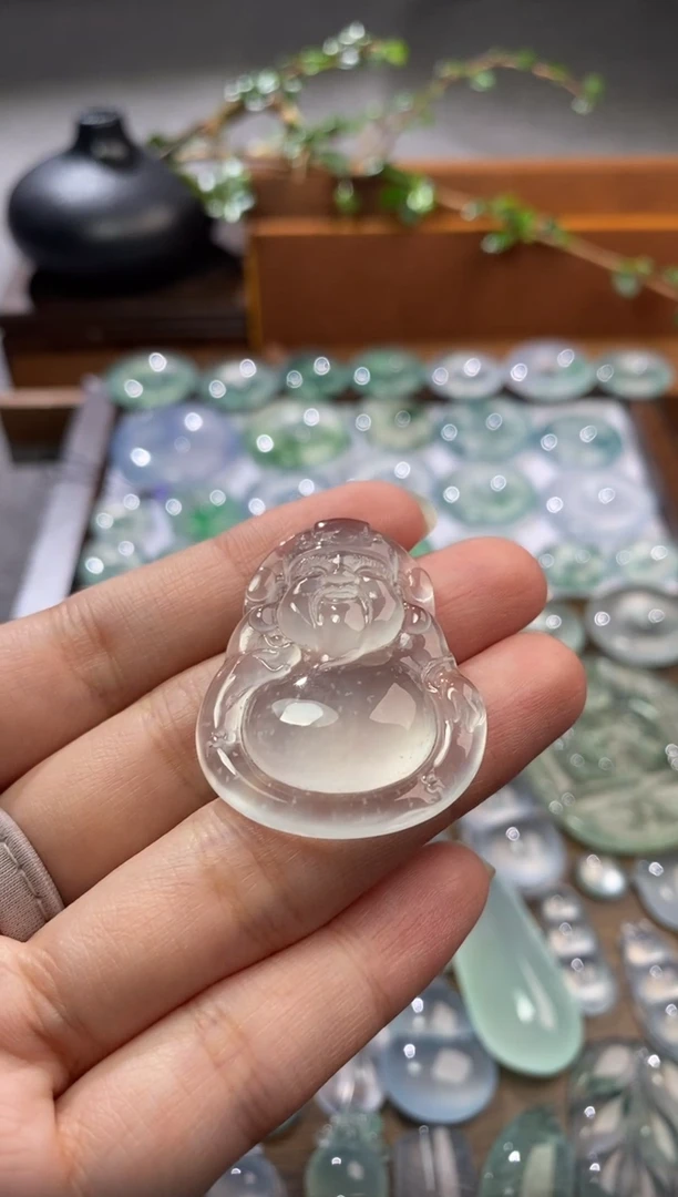 吊坠(不含链)未镶嵌翡翠财神爷