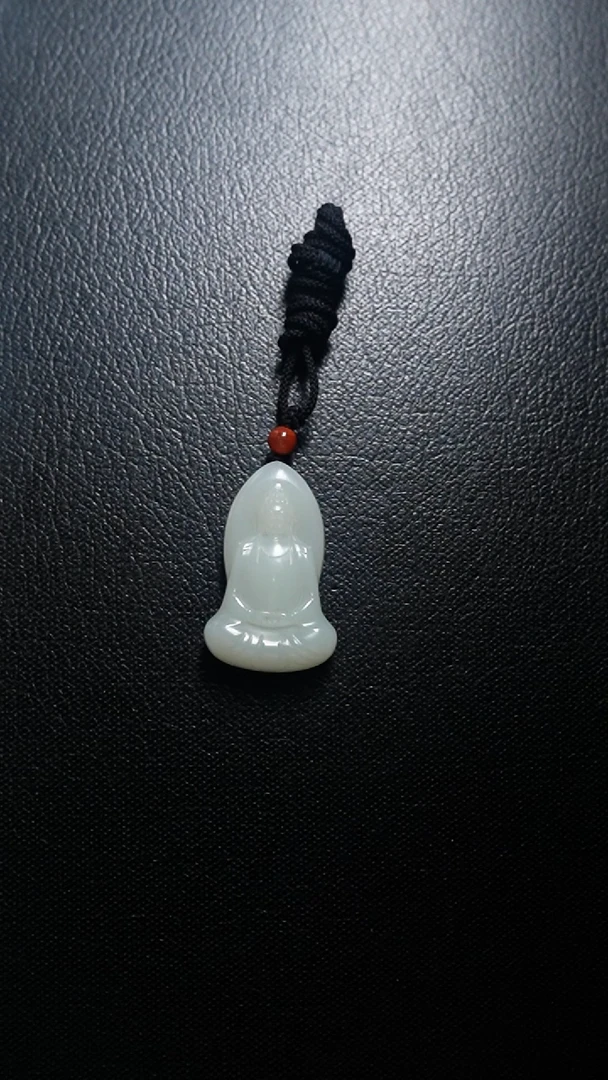 颈饰未镶嵌和田玉观音