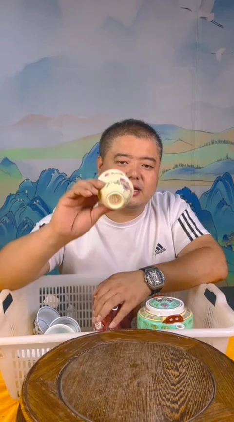 摆件景德镇陶瓷青花摆件32