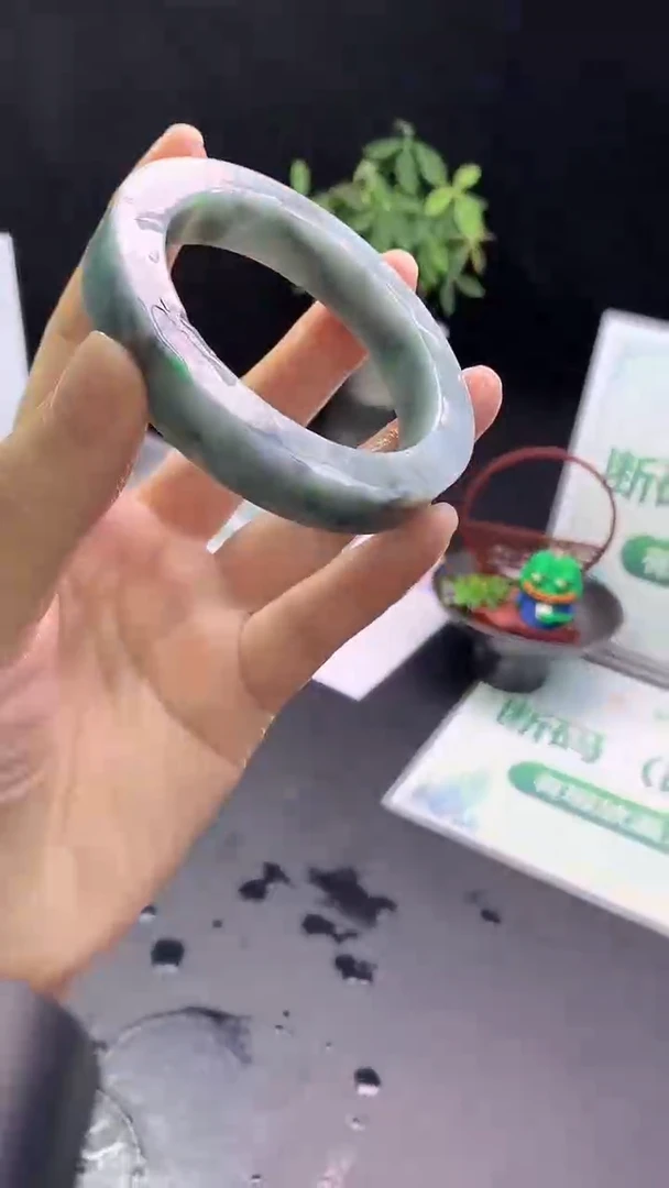 定制翡翠手镯未镶嵌14  58-61