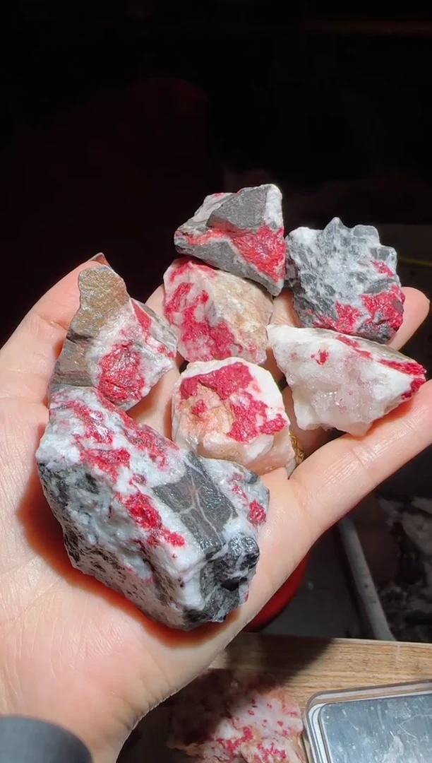 天然辰砂朱砂毛料40