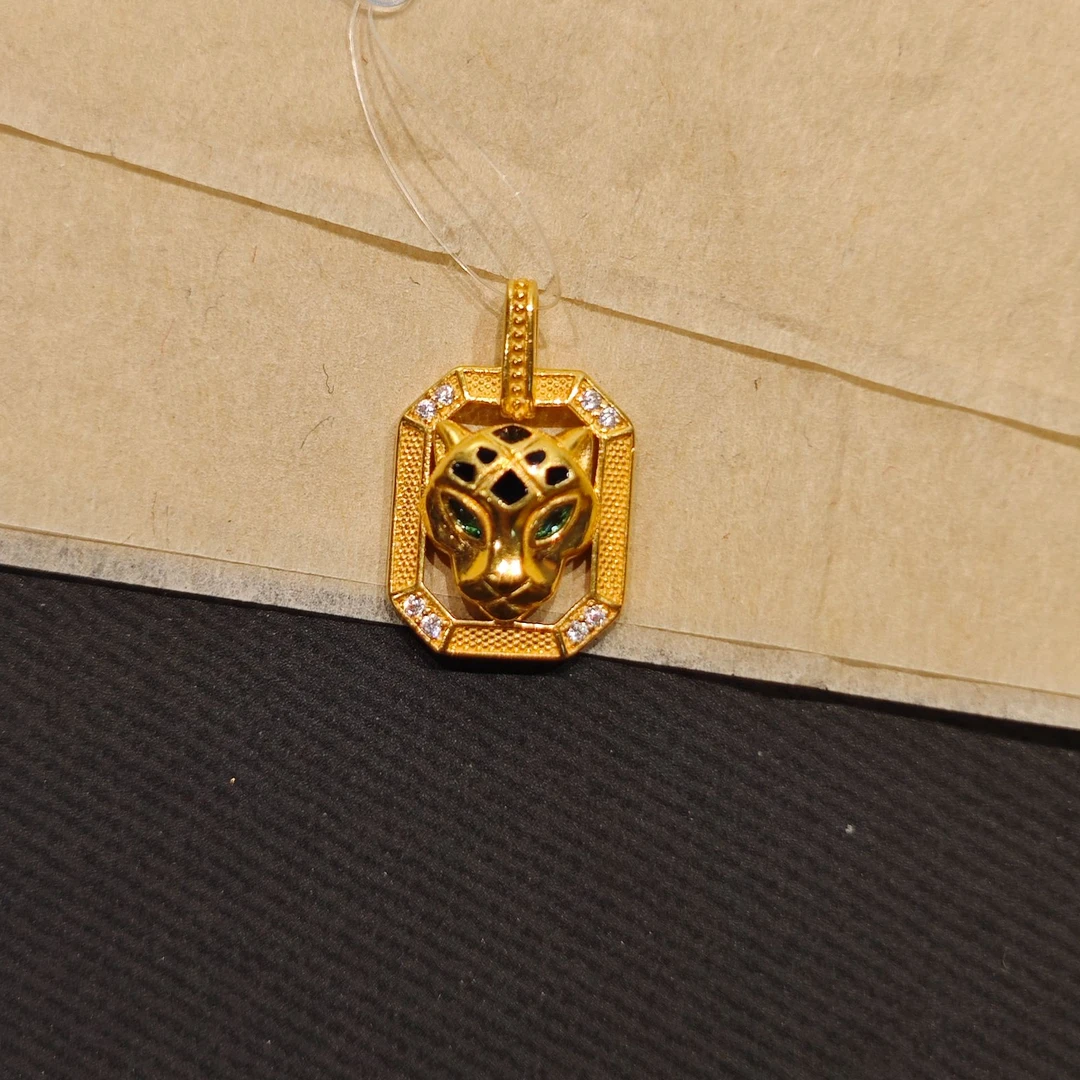 足金999 豹子吊坠