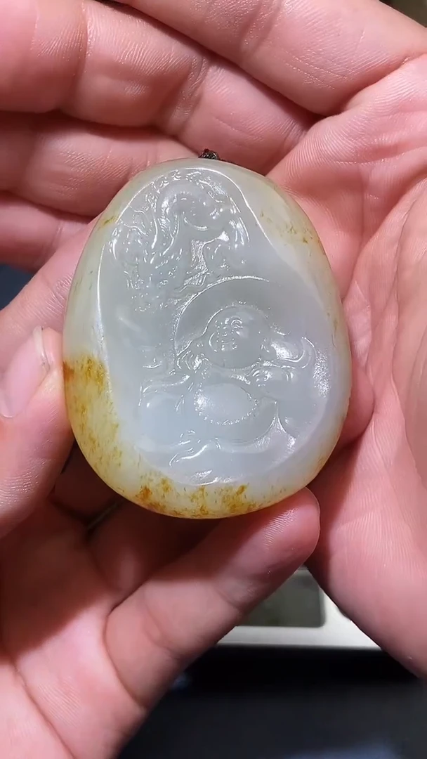 和田玉未镶嵌颈饰HX
