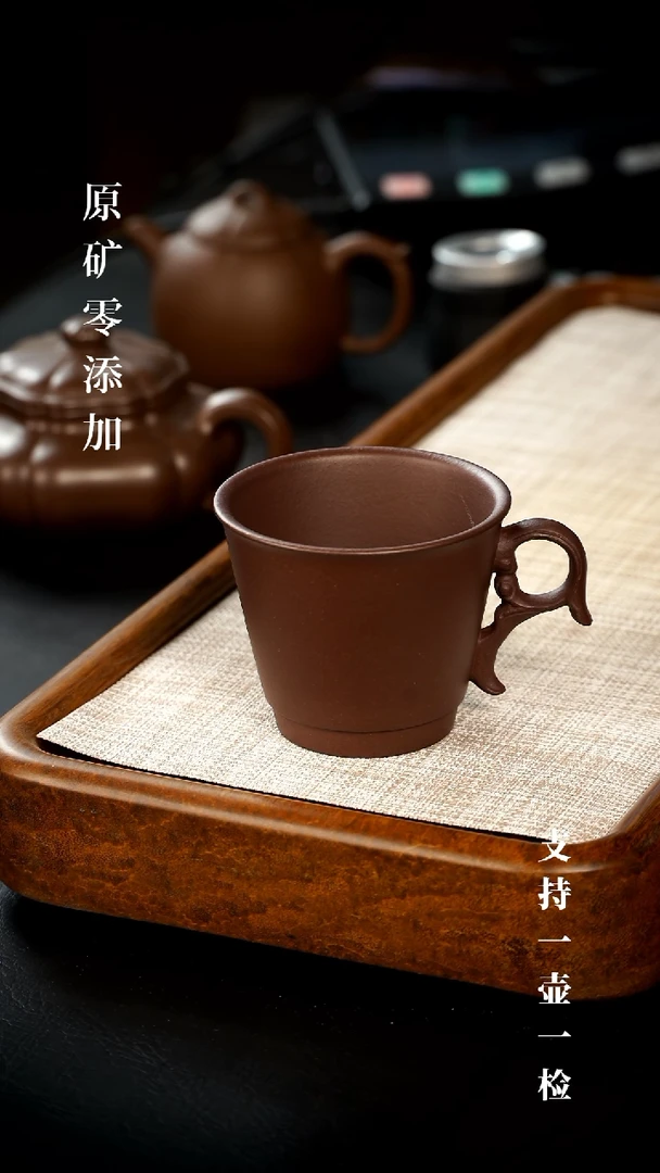 茶壶紫砂原矿零添加手工紫砂作品