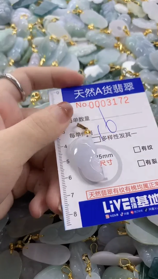 颈饰未镶嵌翡翠天然A货翡翠