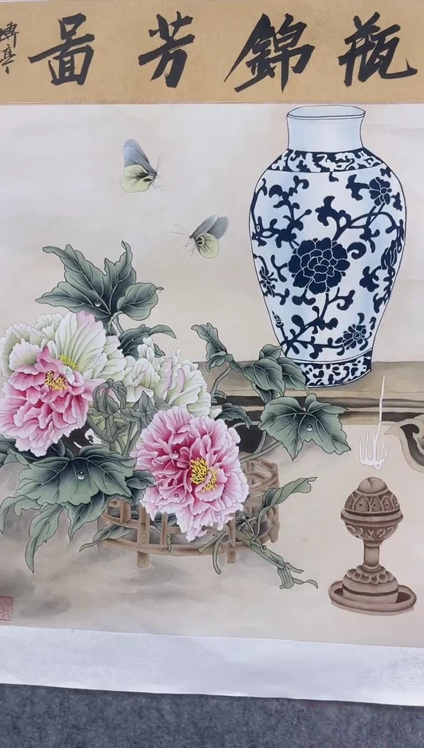 国画张传亭老师的作品3