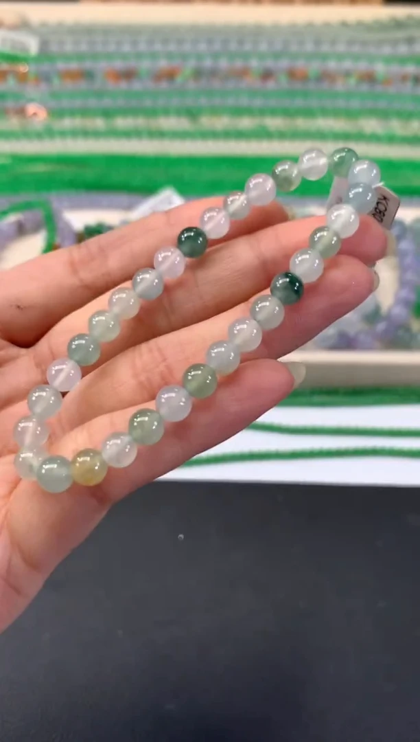 未镶嵌手串翡翠A402|980