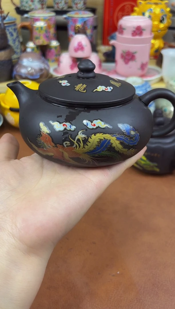 陶瓷茶具摆件旅行套组