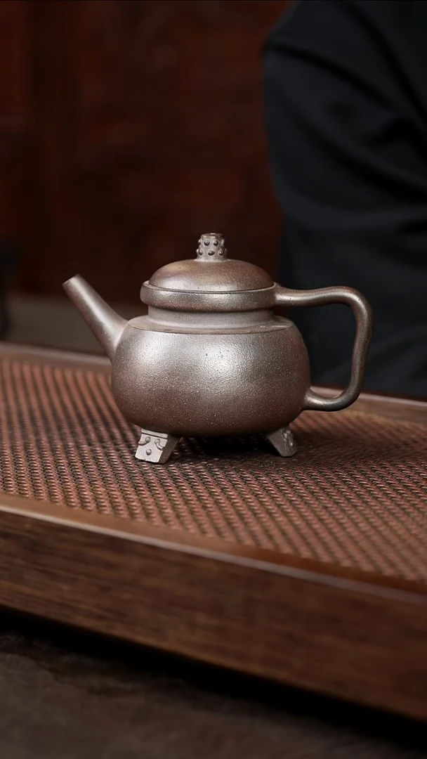 茶壶紫砂岩中泥乾坤