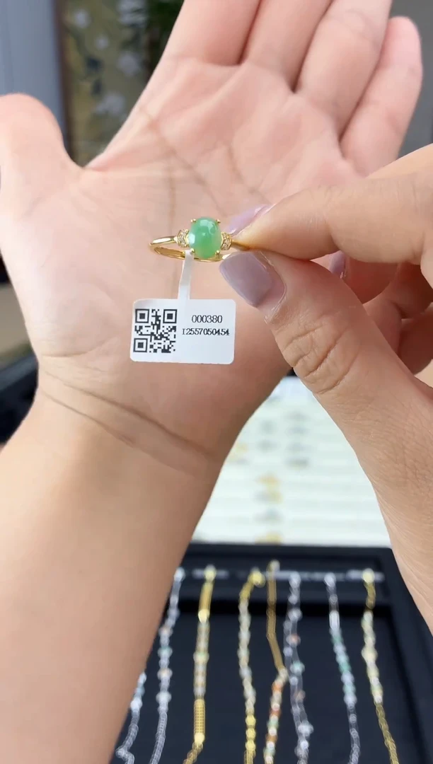 银S925镶嵌戒指翡翠111111111