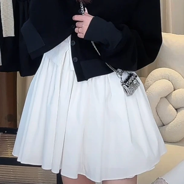 【蓉蓉专属】XS1731高腰花边下摆半身裙时尚气质荷叶边