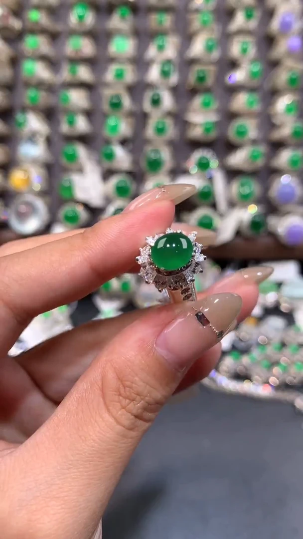 定制翡翠未镶嵌天然缅甸A货翡翠  7.13