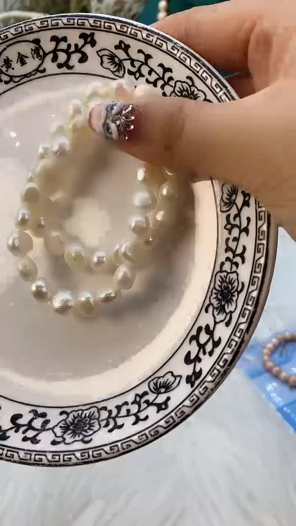 【闪购商品】淡水珍珠手链合金6