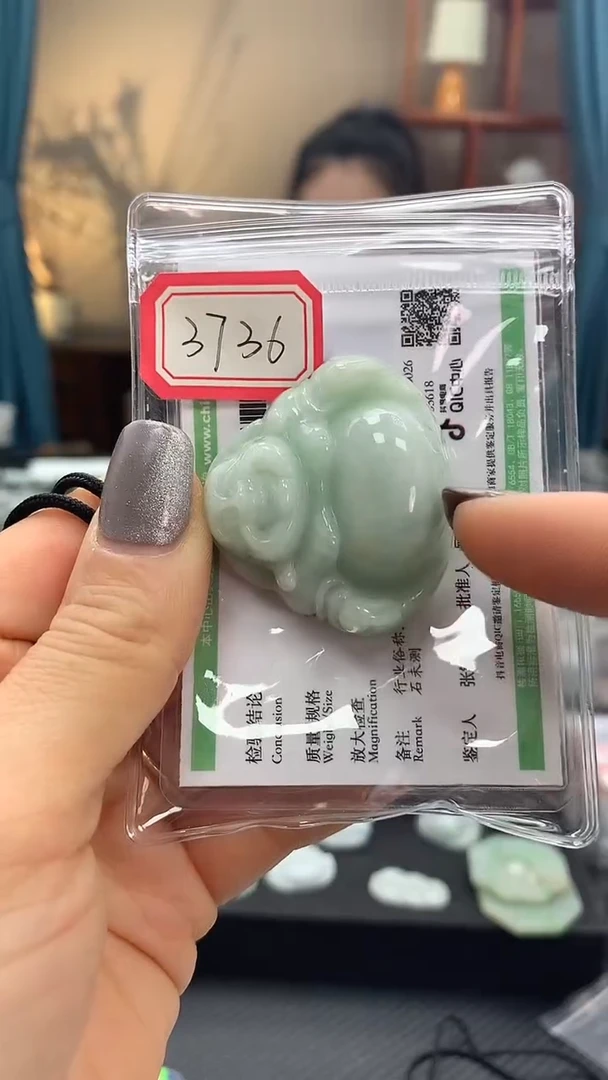 颈饰未镶嵌翡翠佛公3736 多样性发一件