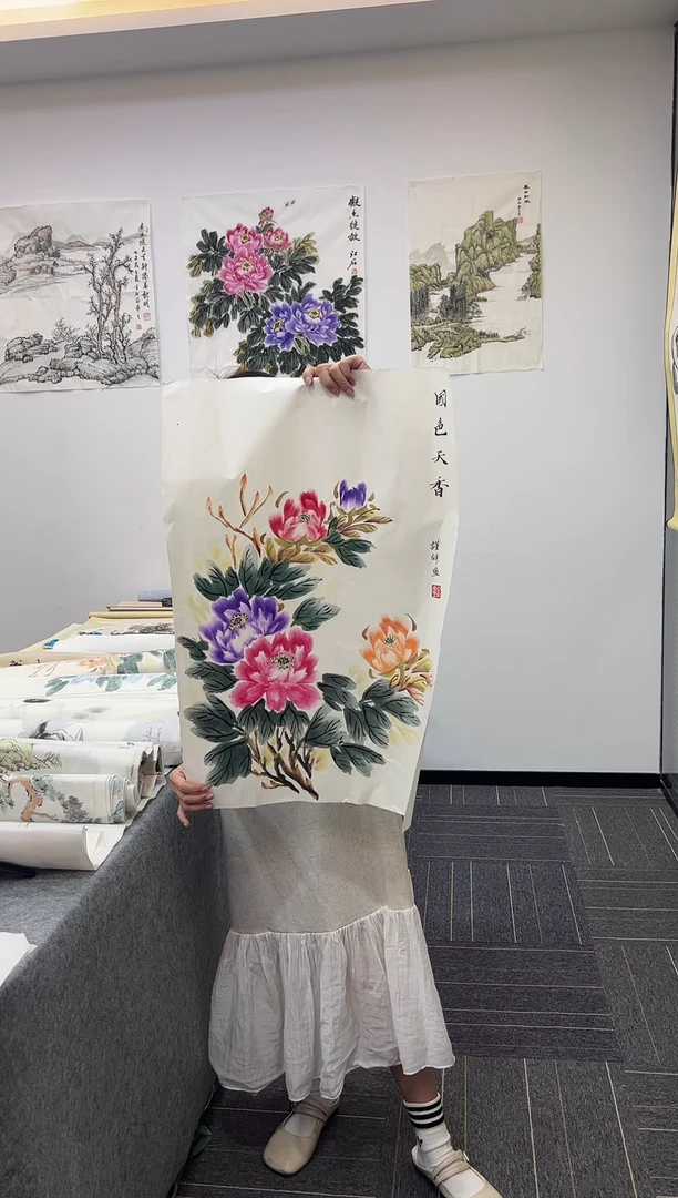 国画国画作品实稿作品鉴赏-