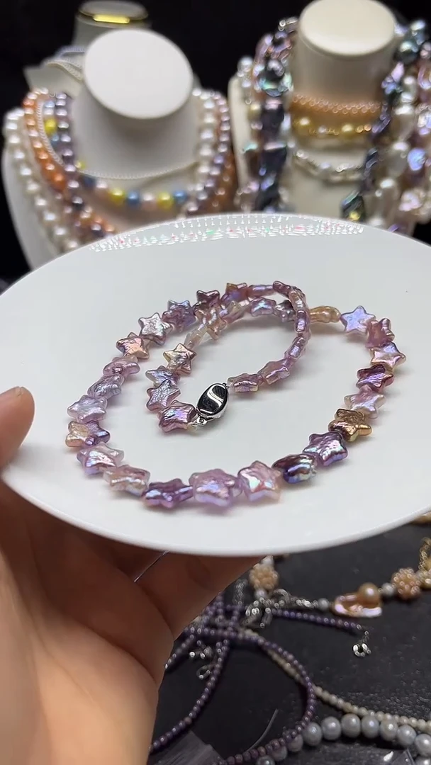 颈饰未镶嵌淡水珍珠多人