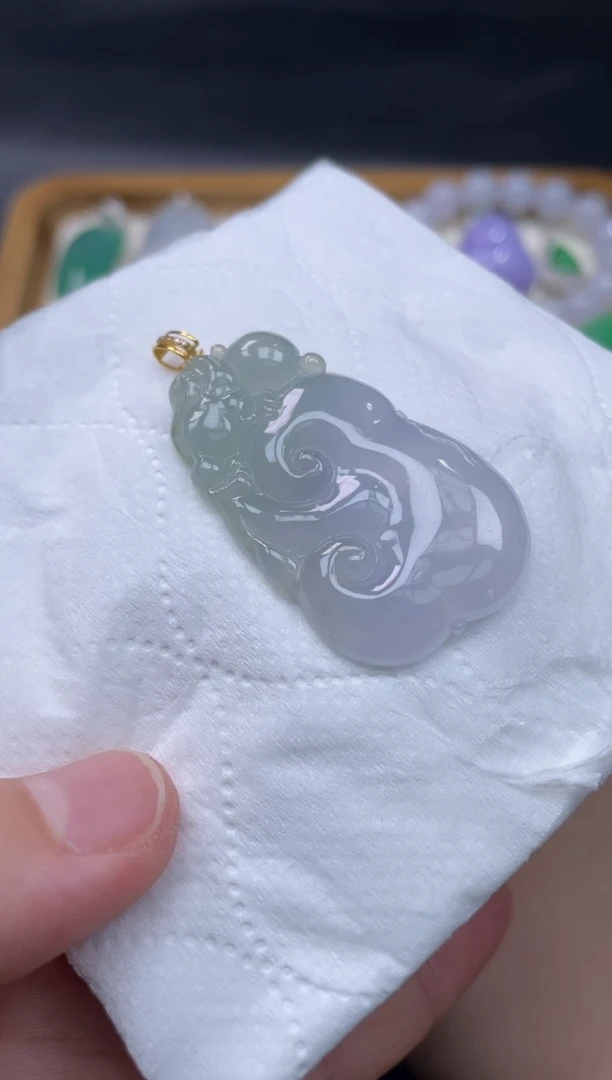 【闪购商品】翡翠颈饰18K金镶嵌179..........